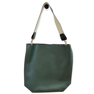 IACUCCI Italian Leather One Strap Shoulder Bag New Without Tag